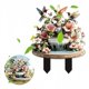 thumbnail image 5 of Tarjeta decorativa de acrílico en 2D con tres jardines, resistente a la intemperie, para paisajismo exterior y decoración estacional, 5 of 7
