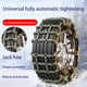 thumbnail image 4 of 1 cadena de nieve para automóvil, cadenas de nieve antideslizantes universales para camionetas, SUV, automóviles, sedán, automóviles familiares, ancho de neumático aplicable: 165-265 mm/6,5-10,43, 4 of 7
