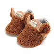 thumbnail image 3 of B91xZ Baby Sneaker Slippers Girl Slippers Crawling Shoes Boy Trainers Baby Shoes (Coffee, 0-6 Months), 3 of 5