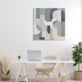 thumbnail image 3 of Stupell Industries Modern Bauhaus Blue Curves Canvas Art, 30 x 30, by Annabelle Hall, 3 of 8