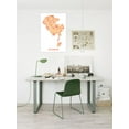 thumbnail image 2 of Awkward Styles City Map Canvas Wall Art Los Angeles Home Decor Prints, 2 of 4
