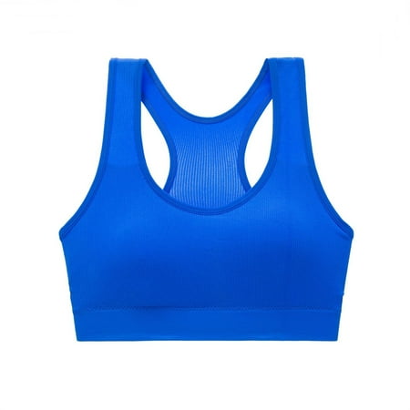 Rigardu Hot Sale!! Sports Bras for Women Medium Support Padded Bra Seamless Women s Sports Wireless Bra Gathering Non Ring Running Fitness Shockproof Tank Top Underwear