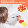 thumbnail image 4 of 100Pcs Learning Resources Two Color Counters Plastic Counters Chips Math Counters Counting Toys Double Sided Playing Counter Counting Bingos for Kids Educational Math Game Red and Yellow, 4 of 5