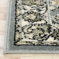 thumbnail image 3 of Superior Lille Traditional Floral Indoor Runner Rug, Cream, 2' 7" x 10', 3 of 7