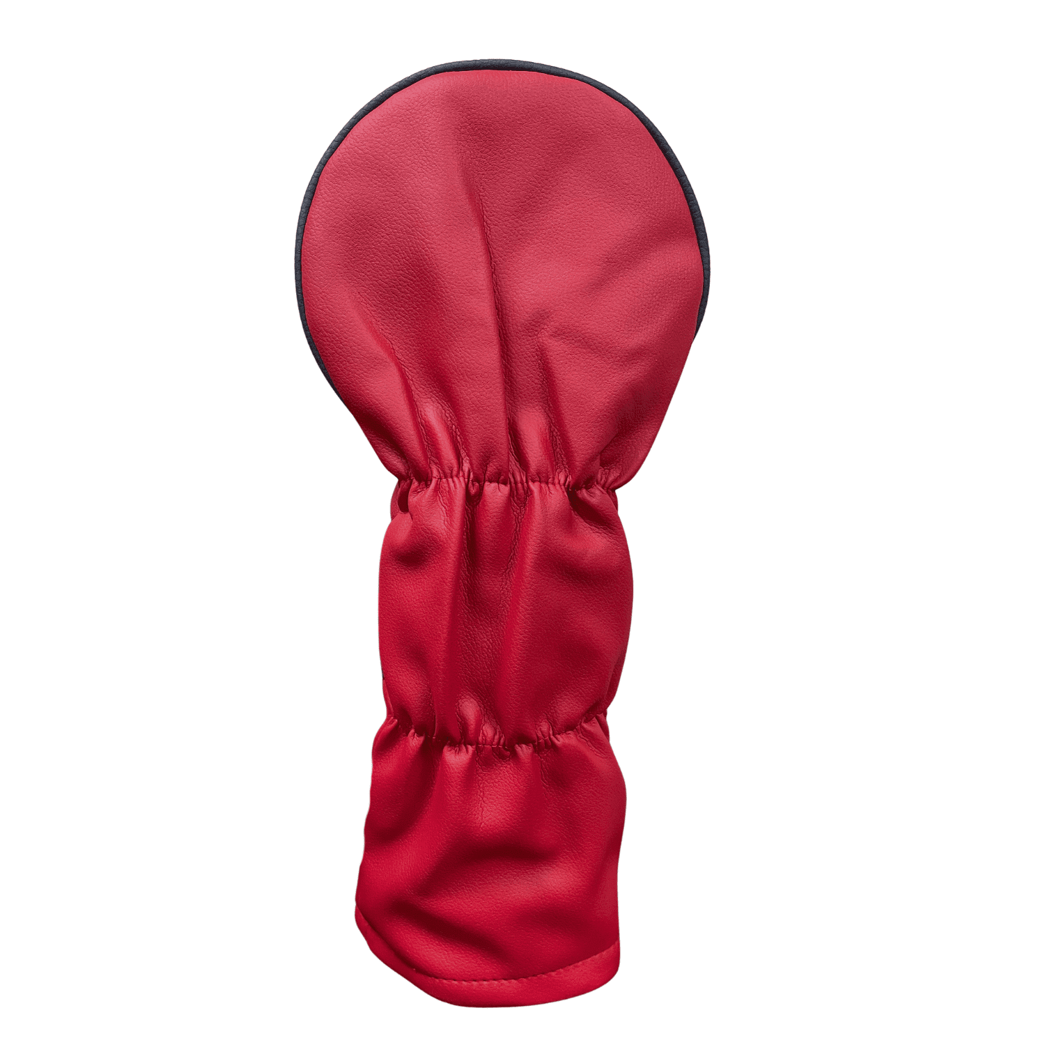 Majek Retro Golf Headcovers Red with White and Blue Stripe Vintage Leather Style 1 3 H Driver Fairway Wood and Hybrid Head Cover Classic Look