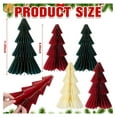 thumbnail image 3 of 5 PCS Paper Christmas Tree Honeycomb Christmas Tree 3D Christmas Honeycomb Table Centerpiece Christmas Party Decorations Paper Trees for Home Xmas Holiday Party Decor(Classic), 3 of 6