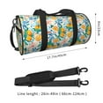 thumbnail image 4 of Gaeub Colorful Fruits Lightweight Travel Cylinder Bag Gym Tote Bag Sports Training Duffle Bag with Pockets and Straps, 4 of 8