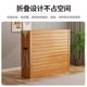 thumbnail image 4 of AOLIVIYA Cama de bambú Cama plegable para el almuerzo Cama simple doble de madera maciza Cama de tablero duro Oficina Siesta para adultos 1,2 metros, 4 of 4