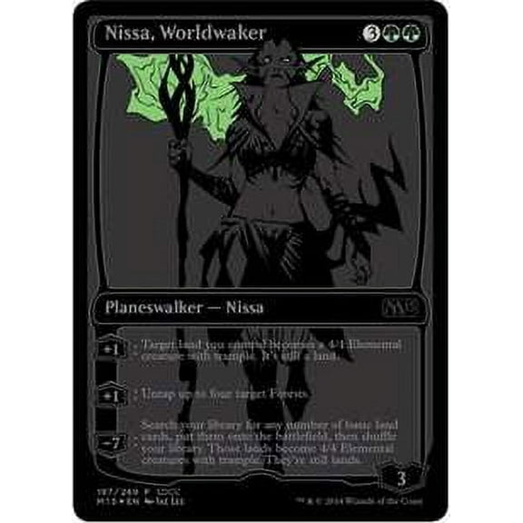 MtG Promo Cards Nissa Worldwaker (SDCC 2014)