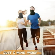 Finvizo 6 Pack Neck Gaiter Bandana Face Mask Cooling Gator Mask Face Cover Neck Scarf