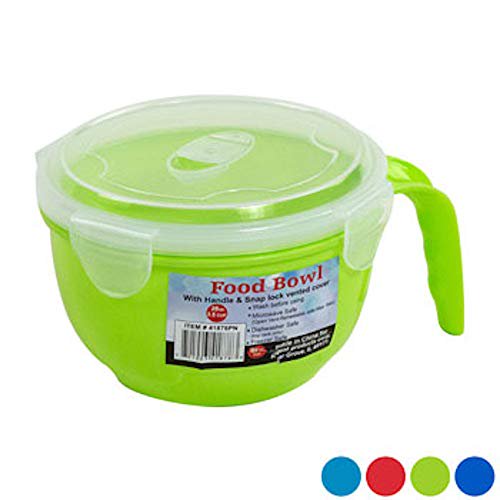Soup Bowl with Handle and Snap Lock Vented Cover Set (4 Pack) Walmart