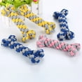 thumbnail image 6 of Walbest Dogs Molar Bone Chewing Toy Hand Woven Teeth Cleaning Cotton Rope for Small Dogs Puppy, 6 of 7