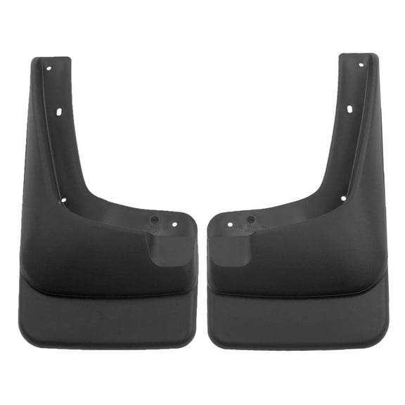 Husky Liners Custom Front Mud Guards Fit 2000-2005 Ford Excursion; 99-07 Ford F250 & F350 2pc Black