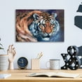 thumbnail image 4 of Epic Art 'Tiger Tales' by Robert Campbell, Acrylic Glass Wall Art, 16"x12", 4 of 8