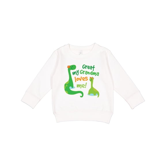 Inktastic My Great Grandma Loves Me Toddler Sweatshirt