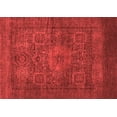 thumbnail image 1 of Ahgly Company Machine Washable Indoor Rectangle Abstract Red Modern Area Rugs, 8' x 12', 1 of 4