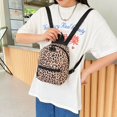 thumbnail image 2 of Mini mochila de nailon para mujer, Bolso pequeño con estampado Animal, mochilas escolares para adolescentes, novedad Fivean unisex, 2 of 2