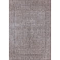 thumbnail image 1 of Ahgly Company Machine Washable Indoor Rectangle Industrial Modern Rose Dust Purple Area Rugs, 7' x 9', 1 of 7