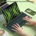 thumbnail image 4 of Teclado Inalámbrico De 79 Teclas Para Portátiles, Tabletas, Teléfonos Inteligentes, Teclado Compacto Silencioso De Bajo Ruido Para Negocios, Viajes, Estudio, Hasta 3, 4 of 7