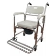 thumbnail image 1 of Silla C/ruedas Blanco Comodo Ducha Aluminio Mobicare, 1 of 6