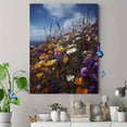 thumbnail image 4 of Wildflower Field Canvas Print, Wall Art for Living Room Bedroom Office Cafe Porch Patio Study Home, 4 of 8