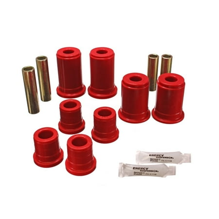 - Energy Suspension 92-94 K-5 Blazer / 92-99 Denali/Suburban/Yukon Red Front Control Arm Bushing Set