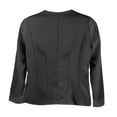 thumbnail image 4 of Moda mujer chaqueta traje de bolsillo Slim negro Hugo Chaqueta de trabajo para mujer, 4 of 9