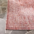 thumbnail image 5 of SAFAVIEH Courtyard Delbet Medallion Indoor/Outdoor Area Rug, Rust/Ivory, 8' x 11', 5 of 10