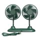 thumbnail image 1 of Ventilador de coche de doble cabeza Ventilador de escritorio USB ventilador de refrigeración para vehículos niños niñas mujeres hombres Magideal Ventilador de coche de doble cabeza, 1 of 7