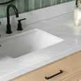 thumbnail image 4 of Ariel Hepburn 61 Inch Single Rectangle Sink Bathroom Vanity With Italian Carrara Marble Countertop 1.5 Inch Edge In Oak, 4 of 10