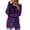 Purple, variant on Vedolay Cardigans for Women Open-Front Cardigan Coat Solid Color Coats for Women 2023 Green,XL