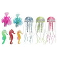 thumbnail image 2 of Aquarium Decoration Set, Silicone Vivid Luminous Aquarium Decoration Simulation Nylon Rope  For Aquarium, 2 of 8
