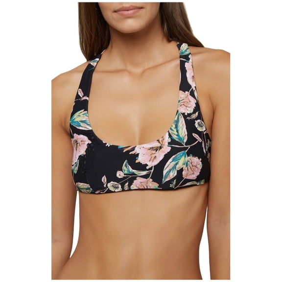 O'Neill Van Don Floral Active Top Black LG (US 9-11)
