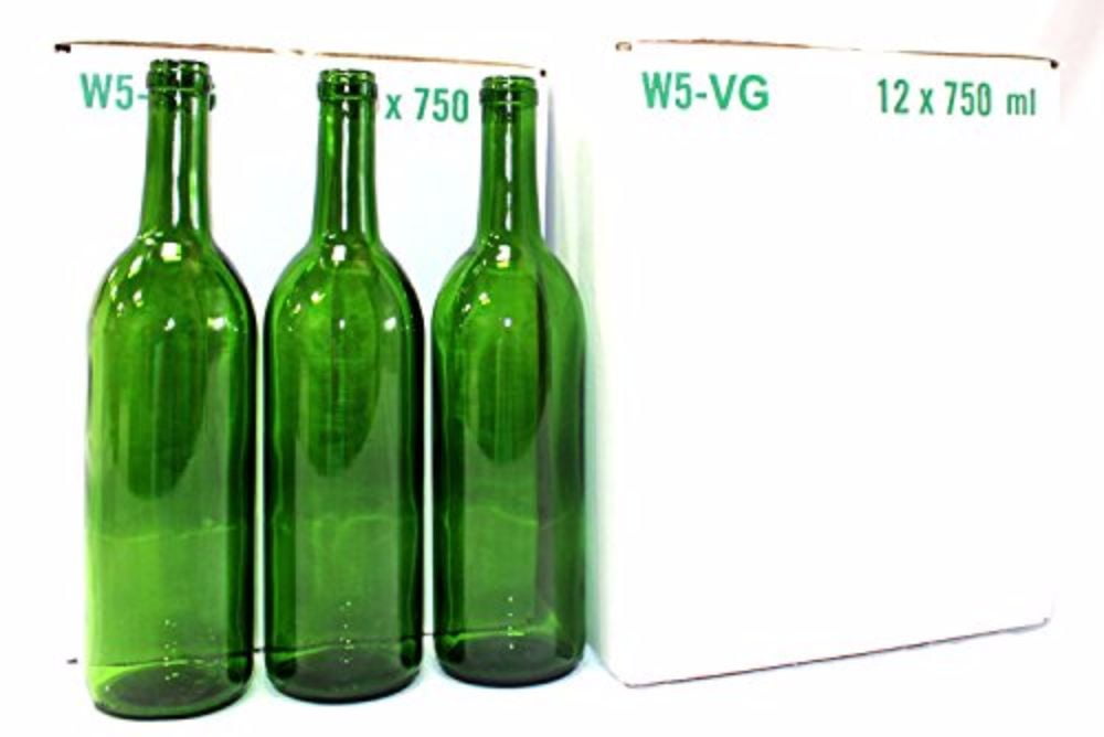 Green Bordeaux Wine Bottles2 Cases