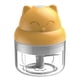 thumbnail image 4 of Picadora de Ajo USB Eléctrica Inalámbrica Picadora de Ajo Molinillo de Jengibre Recargable Portátil, 100ML, Amarillo Yuarrent HA003928-03B, 4 of 7