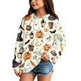 thumbnail image 5 of Grblisyd Halloween Girls Oversized Hoodies Fleece Pullover Sweatshirts Kids Fashion Casual Outfits Fall Winter Clothes, 5 of 5