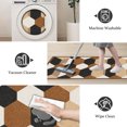 thumbnail image 6 of IsecretJoy Washable Kitchen Rugs Sets of 3, Non Slip Kitchen Mats for Floor Waterproof & Stain Resistant Runner Rug for Kitchen, Laundry Room, Hallway, 6 of 11