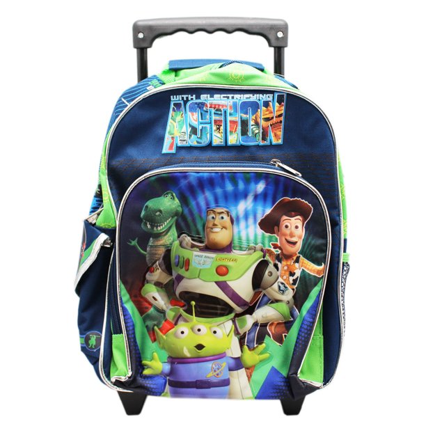 Disney 's Toy Story Electrifying Action Small Rolling Backpack (12in