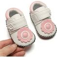 thumbnail image 4 of Baby Girls Boys Pu Leather Sneakers Anti-Slip Rubber Sole Cartoon Moccasins Handmade Newborn Slippers Hard Bottom Toddler First Walkers Infant Crib Shoes, 4 of 5