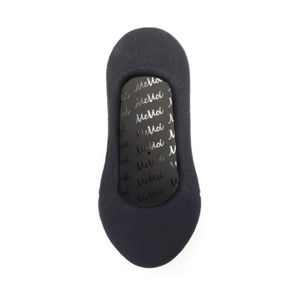 MeMoi Women's Extended Floral No Show Liner Socks - Womens - Female, One Size, Black