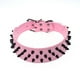 thumbnail image 1 of Dogs Kingdom - Collar de piel para perro con tachuelas negras de 2.0 in de ancho, collar bóxer Adepaton CPB-US-YY142-4, 1 of 5