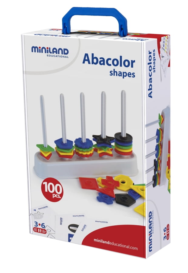 100 shapes. Miniland Abacolor. Набор обучающий Abacolor Shapes. Набор игровой Miniland Abacolor Shapes. Обучающий набор Abacolor (50 лет.).