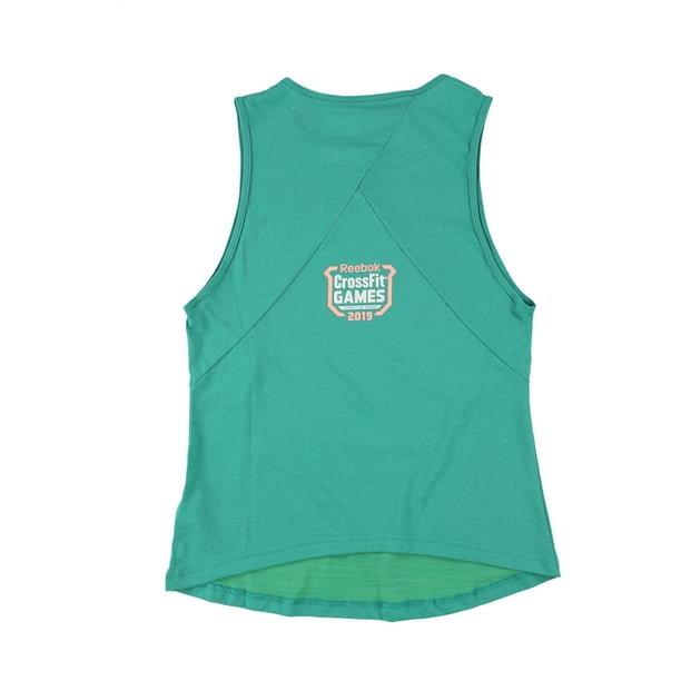 Camiseta sin mangas Reebok Mujer CrossFit Games 2019 esmeralda S Walmart en linea