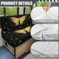 thumbnail image 6 of FOR U DESIGNS Butterfly Moon Star Print 2 Pcs RV Dinette Cushion Covers Non-Slip Camper Seat Covers Dinette Booth Stretch Sofa Furniture Protector Sofa Slipover for Travel Trailer Couch, 6 of 7