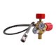 thumbnail image 1 of Adaptador de recarga de gas Zulema para cilindro de tanque de aire rojo, 1 of 8