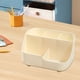 thumbnail image 5 of Rotating Desk Organizer Tray with Multiple Compartments, Plastic Storage Caddy for Office Supplies, Pen Pencil Brush Holder, Bathroom Countertop Art Craft Supply Organizer for Home School Office Use, 5 of 6