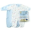 Gerber 3-Pack Zip-Front Sleep 'N Play, Boy