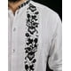 thumbnail image 2 of Guayabera Yucateca Blanca De Lino Modelo Colibrí Manga Larga, 2 of 8