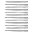 thumbnail image 1 of Metallic Twisted Candlestick, Taper Twisted Long Candle Decoration Soy Wax Dripless  For Party Silver, 1 of 8