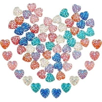19.6g 7 Colors 12mm Heart Resin Cabochon Plastic Sewing Buttons Coat Buttons Buckles for DIY DIY Crafts Jewelry Findings Making Valentine's Day Gift Decoration